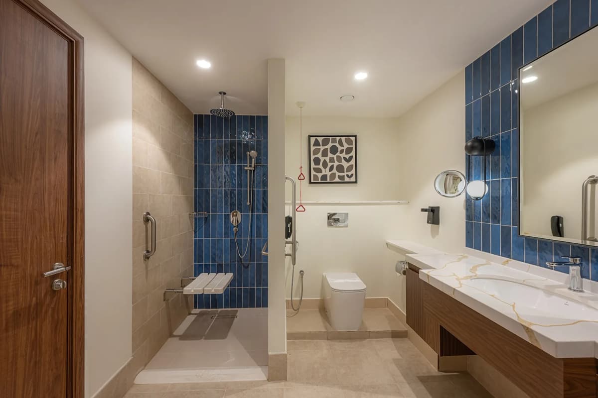Accessible Premium Studio Twin Burj Khalifa Pool View