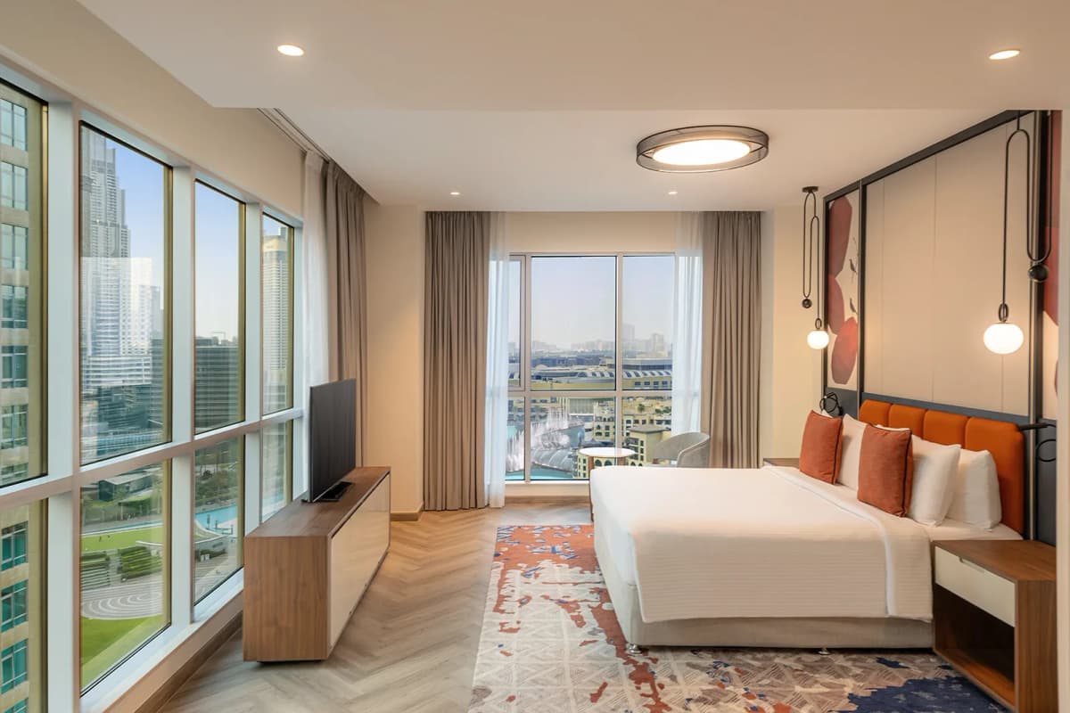 Premium Studio King Burj Khalifa and Fountain View