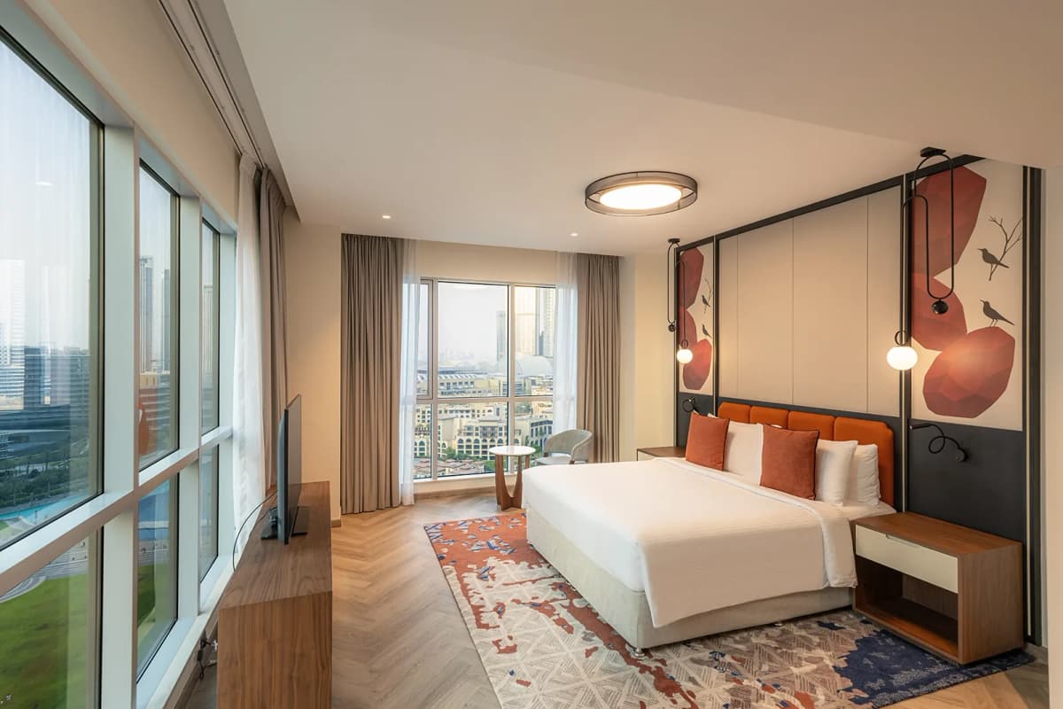 Premium Studio King Burj Khalifa and Fountain View